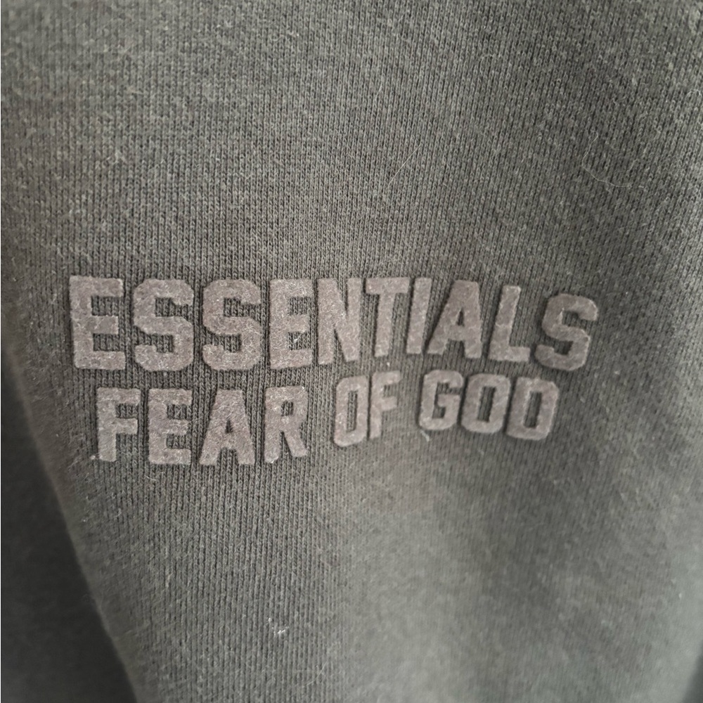 Fear Of God Essentials Mens Gray Grey Oversized Crewneck Sweatshirt Small